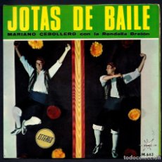 Discos de vinilo: JOTAS DE BAILE - MARIANO CEBOLLERO - SPAIN EP MARFER 1966 - DOBLE PORTADA / GATEFOLD. Lote 340608663