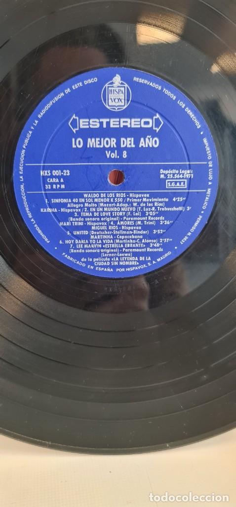 Discos de vinilo: LP Lo Mejor del A&ntilde;o 8 - Foto 3