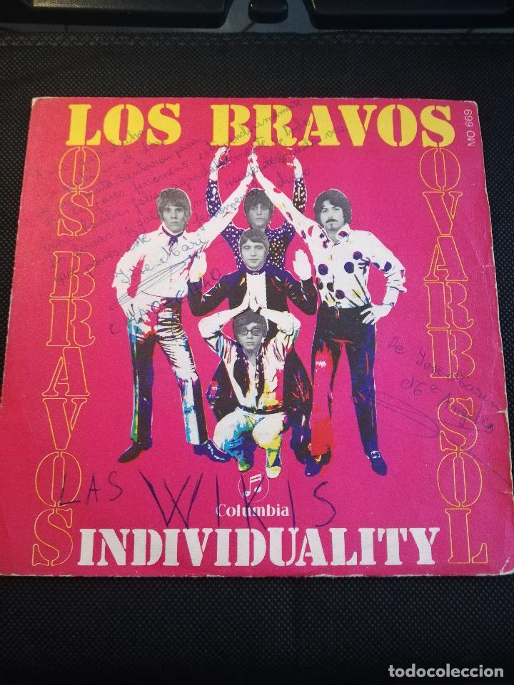 Discos de vinilo: LOS BRAVOS / INDIVIDUALITY / VIVE LA VIDA (SINGLE 1969) - Foto 1