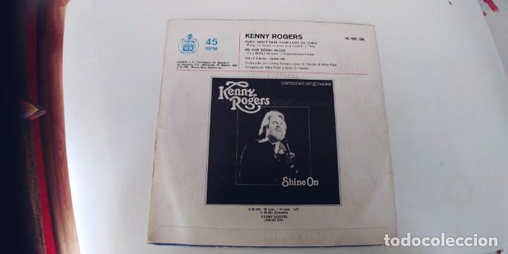 Discos de vinilo: KENNY ROGERS-SINGLE RUBY DON&acute;T TAKE YOUR LOVE TO TOWN - Foto 2