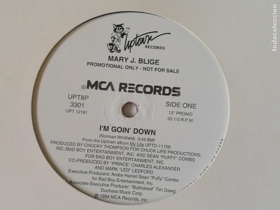 Discos de vinilo: Mary J. Blige - Im Goin Down - 1994 - Foto 2