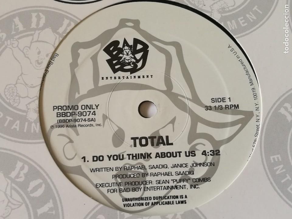 Discos de vinilo: Total - Do You Think About Us - 1996 - Foto 1