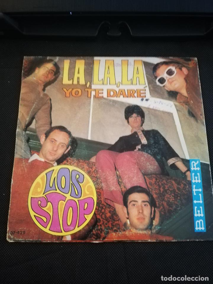 Discos de vinilo: LOS STOP. LA, LA, LA / YO TE DARE. SINGLE BELTER 1968. - Foto 1