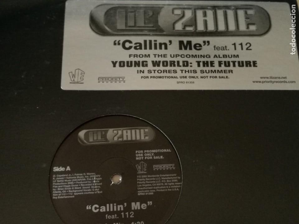 Discos de vinilo: Lil Zane Feat. 112 - Callin Me - 2000 - Foto 1