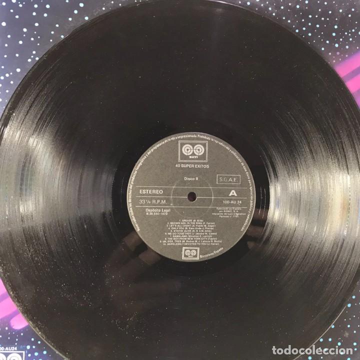 Discos de vinilo: Various &ndash; 40 Super &Eacute;xitos - 2 x LP, Compilation --SPAIN - Foto 7