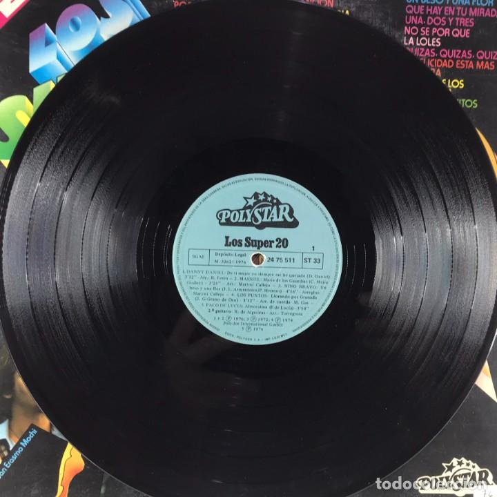 Discos de vinilo: Various &ndash; Los Super 20 - 2 x Vinyl, LP, Compilation - SPAIN - Foto 3