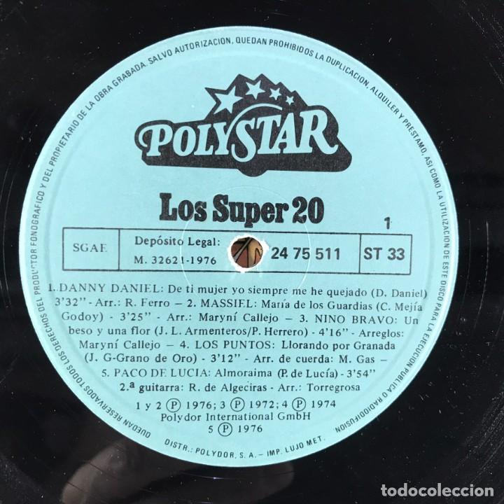 Discos de vinilo: Various &ndash; Los Super 20 - 2 x Vinyl, LP, Compilation - SPAIN - Foto 4