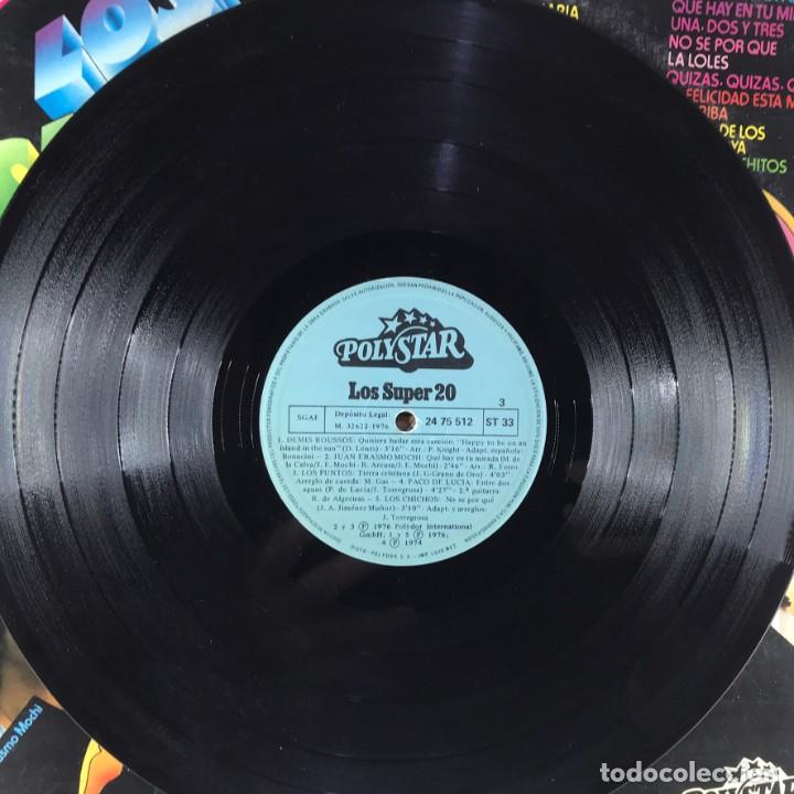 Discos de vinilo: Various &ndash; Los Super 20 - 2 x Vinyl, LP, Compilation - SPAIN - Foto 6