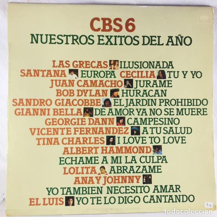 Discos de vinilo: Various &ndash; CBS 6 Nuestros &Eacute;xitos Del A&ntilde;o - Vinyl, LP, Compilation - SPAIN - Foto 1