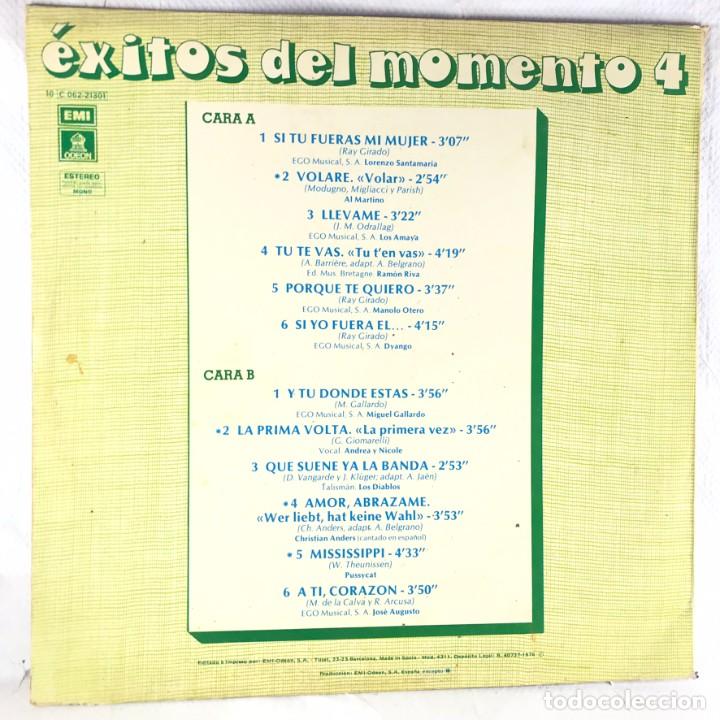Discos de vinilo: Various &ndash; &Eacute;xitos Del Momento 4 - - Foto 2