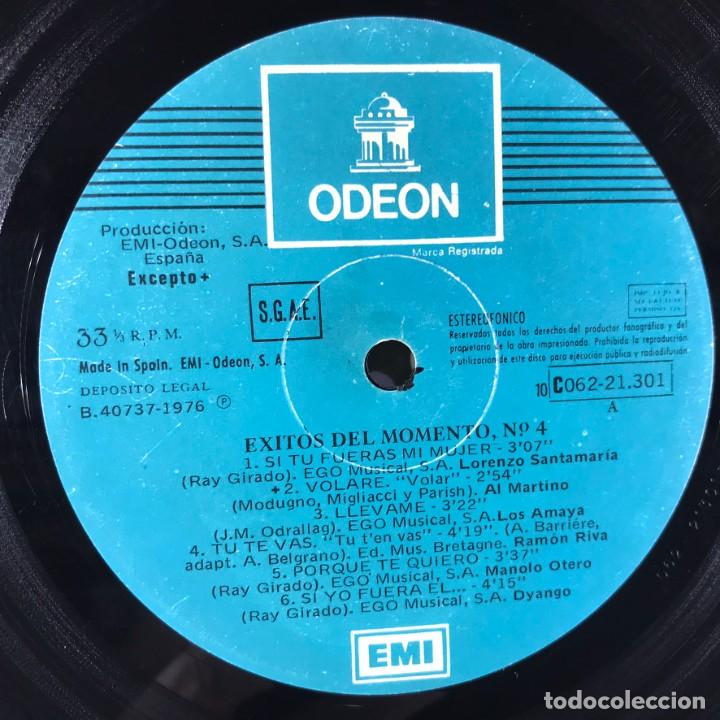 Discos de vinilo: Various &ndash; &Eacute;xitos Del Momento 4 - - Foto 4