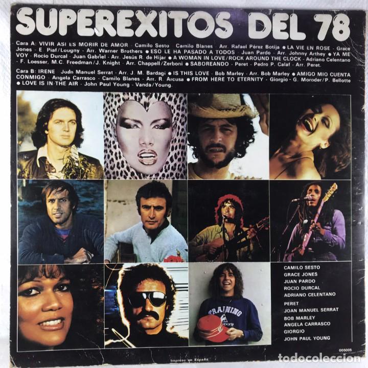 Discos de vinilo: Various &ndash; Super &Eacute;xitos Del 78 - Vinyl, LP, Compilation, Stereo - SPAIN - Foto 2