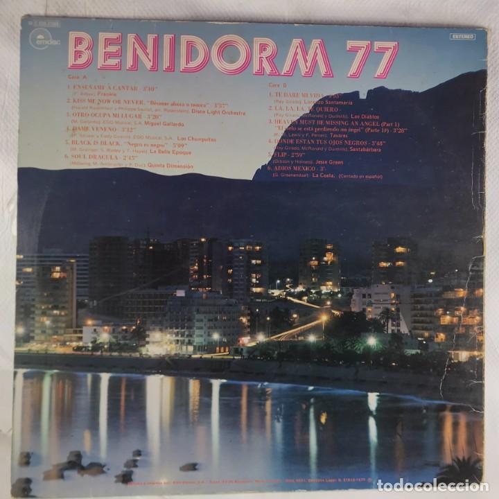 Discos de vinilo: Various &ndash; Benidorm 77 - Vinyl, LP, Compilation, Stereo - EMIDISC - SPAIN - Foto 2