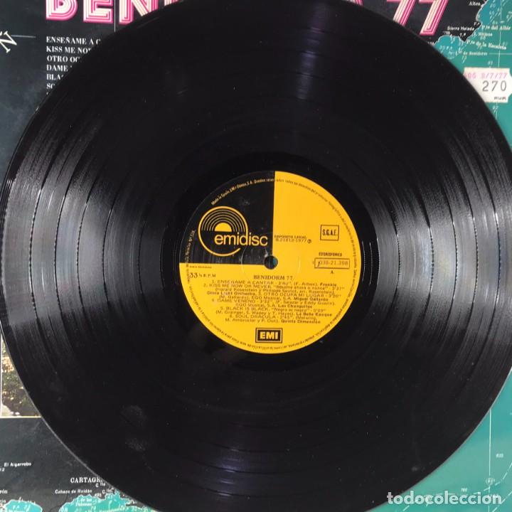 Discos de vinilo: Various &ndash; Benidorm 77 - Vinyl, LP, Compilation, Stereo - EMIDISC - SPAIN - Foto 5