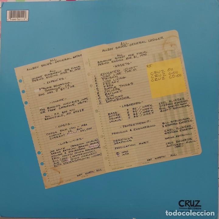Discos de vinilo: ALL - ALLROY SAVES (1990) - Foto 2