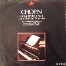 Discos de vinilo: CHOPIN - CONCIERTO Nº 1 PARA PIANO Y ORQUESTA . 1978