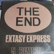 Discos de vinilo: THE END ‎– EXTASY EXPRESS - 5 REMIXES.1991. FLYING RECORDS ‎– FLY 044 R. FORMATO:12”.NUEVO.MINT/NM. Lote 340801528