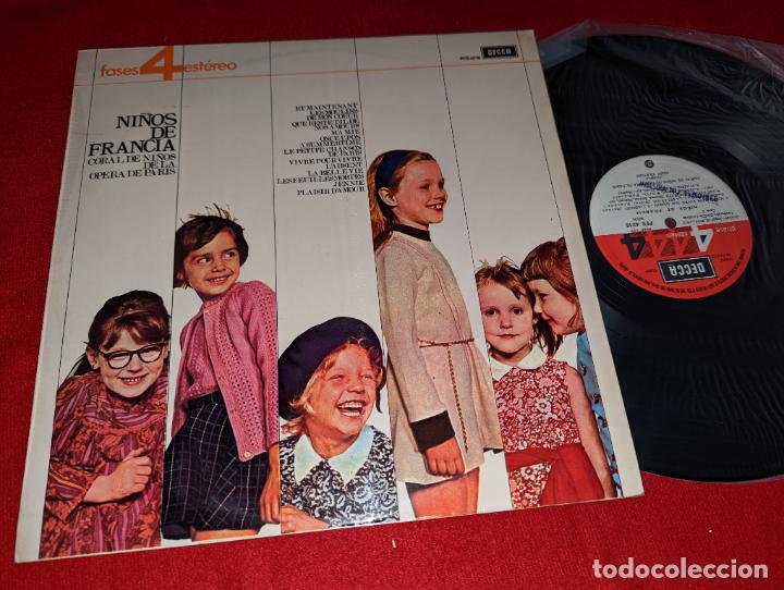 Vinyl records: CORAL NI&Ntilde;OS DE LA OPERA DE PARIS Ni&ntilde;os de Francia LP 1972 Decca PHASE 4 FASE SPAIN CHOIR BOYS promo