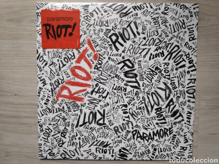 Discos de vinilo: &Aacute;lbum lp disco vinilo Paramore Riot nuevo - Foto 1