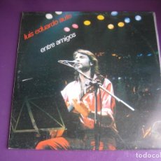 Discos de vinilo: LUIS EDUARDO AUTE – ENTRE AMIGOS -DOBLE LP MOVIEPLAY 1983 - SERRAT - SILVIO RODRIGUEZ - MILANES. Lote 340835543