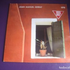 Discos de vinilo: JOAN MANUEL SERRAT – 1978 - LP ARIOLA 1978 - EDICION ORIGINAL CON EL LIBRETO INTERIOR, POCO USO. Lote 340838833