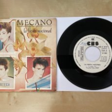 Discos de vinilo: MECANO - LA FIESTA NACIONAL - SINGLE 7” SPAIN 1983 PROMO. Lote 340935828
