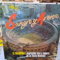 Discos de vinilo: SANGRE Y ARENA - PASODOBLES - ORQUESTA TÍPICA ESPAÑOLA - LP. SELLO EKIPO 1966. Lote 340943088