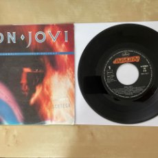 Discos de vinilo: BON JOVI - ONLY LONELY / ALWAYS RUN TO YOU - SINGLE 7” SPAIN 1985. Lote 340944248