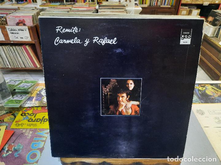 Disques de vinyle: Carmela y Rafael - Remite: Carmela y Rafael - LP. sello Discos Gas