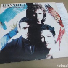 Discos de vinilo: MECANO (LP) DESCANSO DOMICAL AÑO – 1988 – ENCARTE CON LETRAS – PORTADA DESPLEGABLE. Lote 340970573