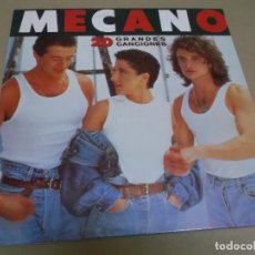 Discos de vinilo: MECANO (LP) 20 GRANDES CANCIONES AÑO – 1989– DOBLE DISCO PORTADA ABIERTA. Lote 340971008