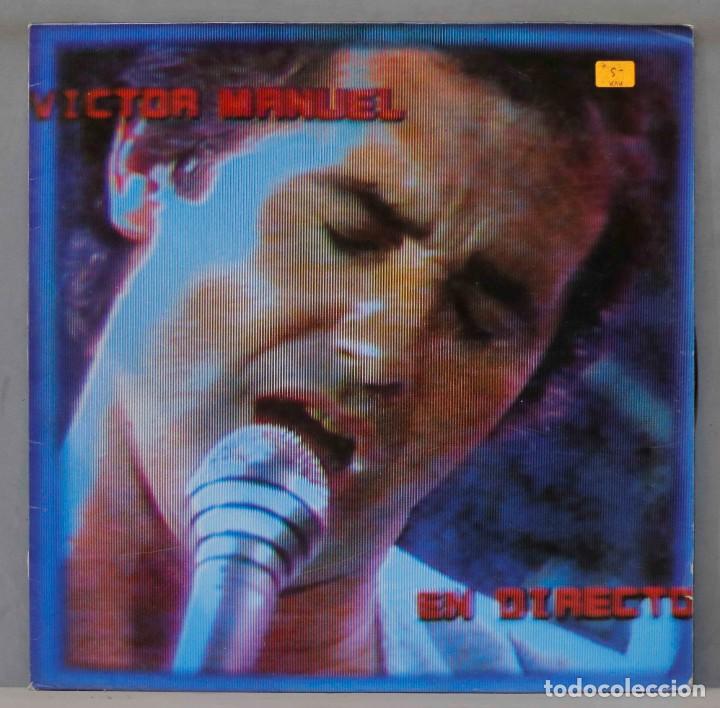 Discos de vinilo: LP. VICTOR MANUEL. EN DIRECTO - Foto 1
