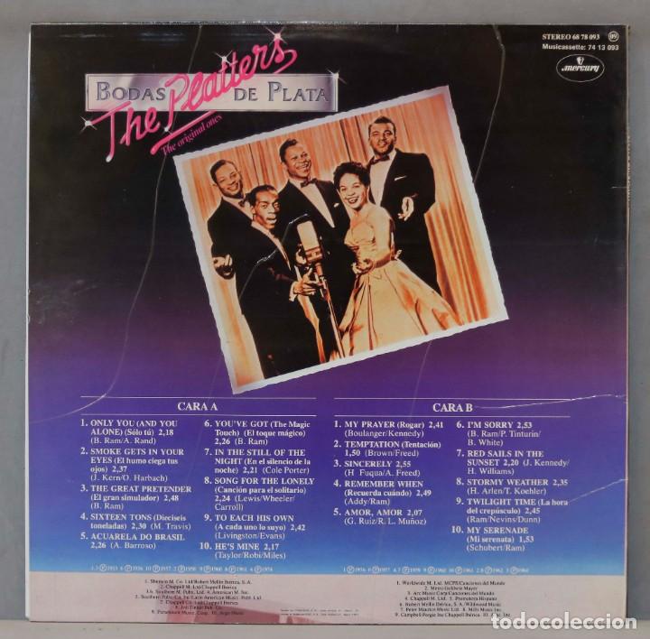 Discos de vinilo: LP. THE PLATTERS .BODAS DE PLATA - Foto 2