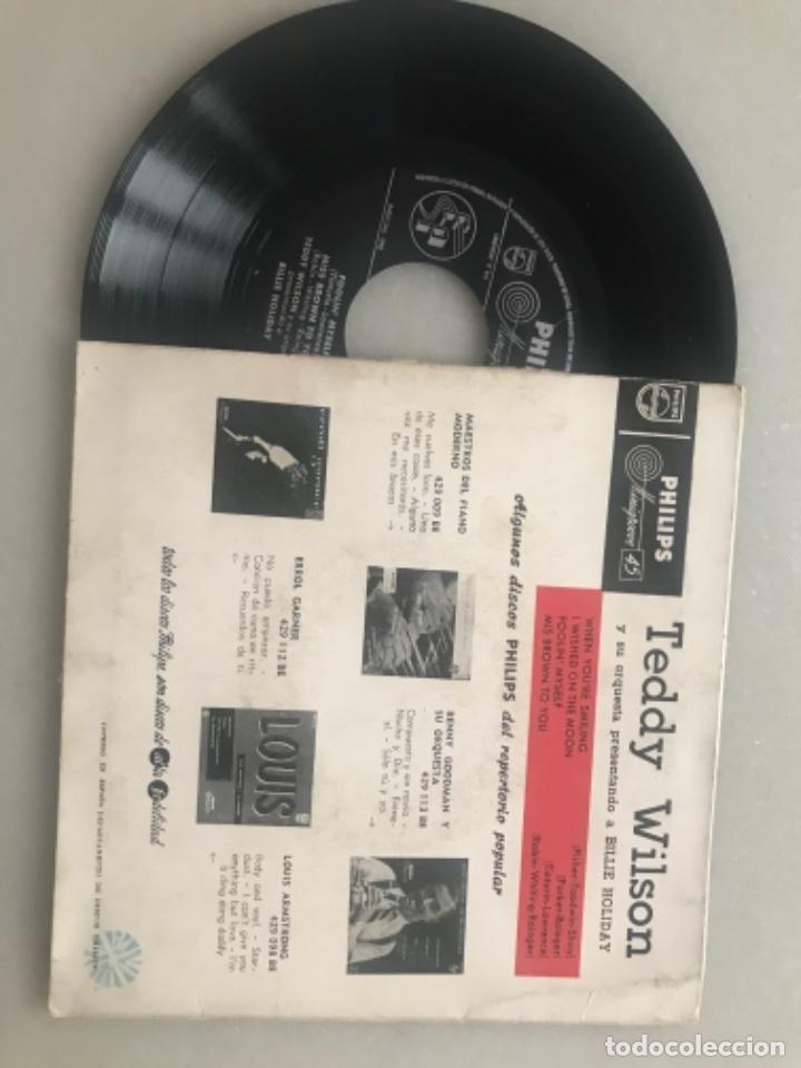 Discos de vinilo: Single Billie Holiday. 1958 - Foto 2