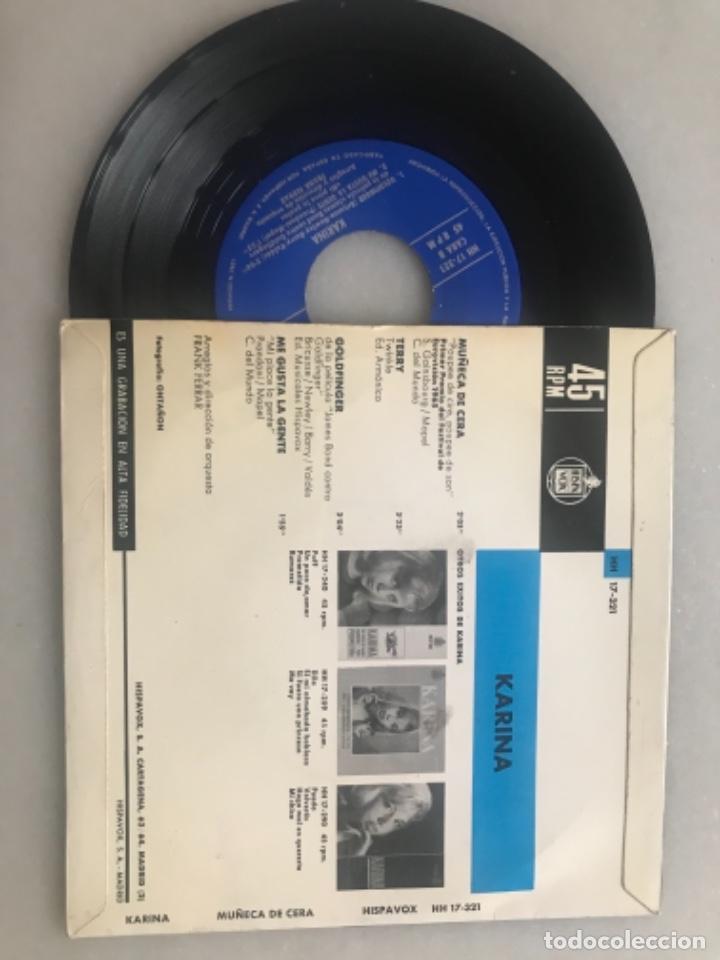 Discos de vinilo: Single Karina Holdfonger. 1965 - Foto 2