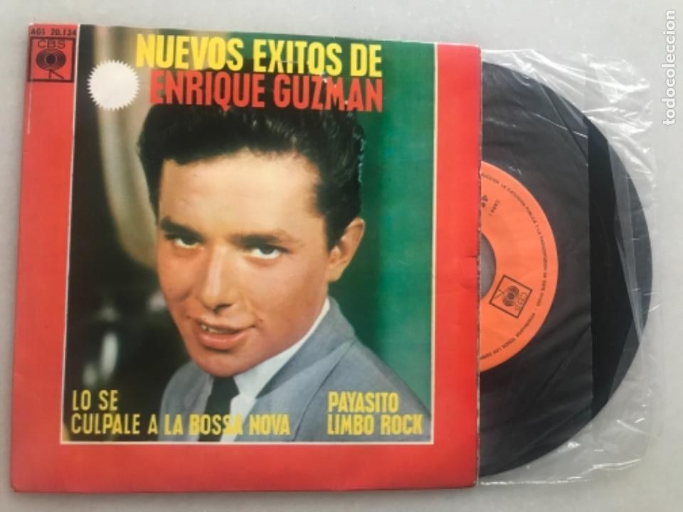 Discos de vinilo: Single Enrique Guzman. Nuevos &eacute;xitos 1965 - Foto 1