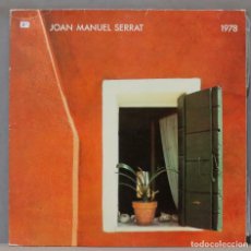 Discos de vinilo: LP. JOAN MANUEL SERRAT. 1978. Lote 341000188
