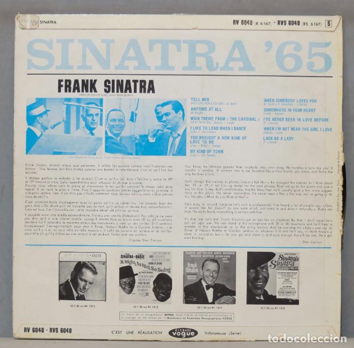 Discos de vinilo: LP. Frank Sinatra. Sinatra &acute;65 - Foto 2