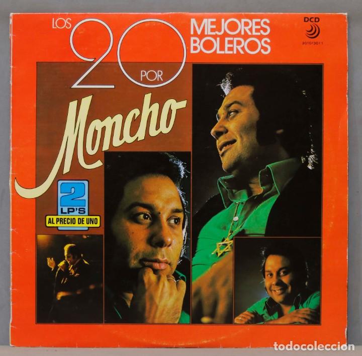 Discos de vinilo: 2 LP. MONCHO. LOS 20 MEJORES BOLEROS - Foto 1
