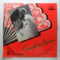 Discos de vinilo: LP - CONCHITA PIQUER - 10 CREACIONES - EMI - 1958. Lote 341009668