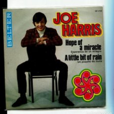 Dischi in vinile: JOE HARRIS.HOPE OF A MIRACLE. BELTER SP. 1970. NUEVO
