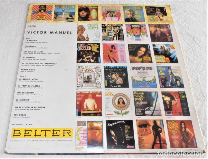 Discos de vinilo: VICTOR MANUEL, BELTER - Foto 2