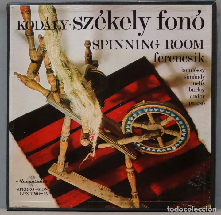 Discos de vinil: CAJA LP. Sz&eacute;kely Fono (Spinning Room). KODALY. FERENCSIK