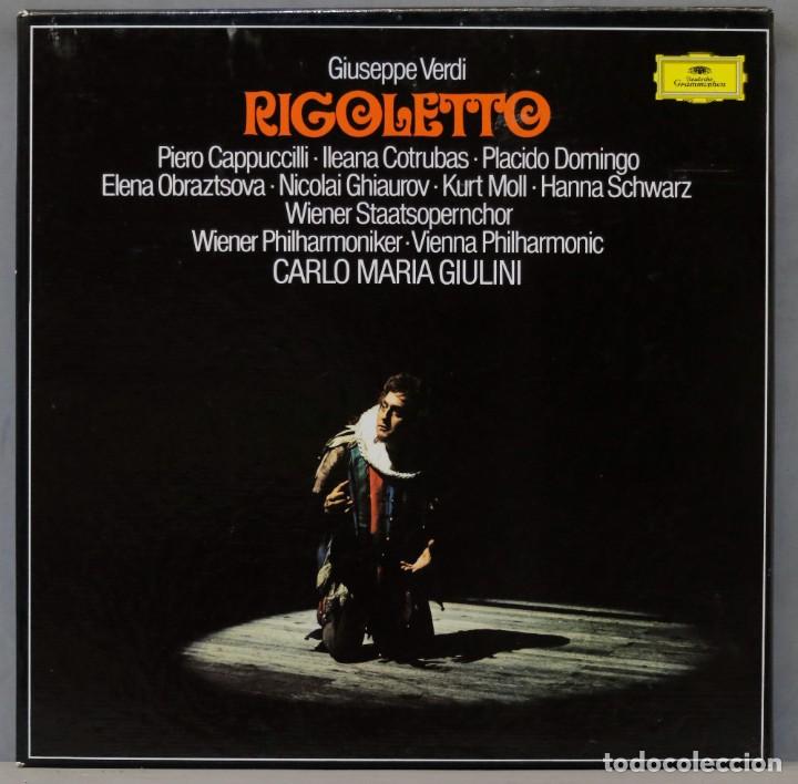 Discos de vinilo: CAJA LP. Giulini. Rigoletto. VERDI - Foto 1