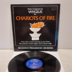Discos de vinilo: VANGELIS !! CHARIOTS OF FIRE / LONDON PHIL. ORCH. / LP - HALLMARK-1982 / MUY BUENA CALIDAD. ***/***. Lote 341063503