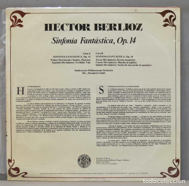 Discos de vinilo: LP. BERLIOZ. COLECCION RTVE. 25 - Foto 2