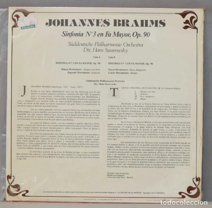 Discos de vinilo: LP. BRAHMS. COLECCION RTVE. 46 - Foto 2