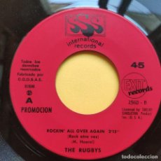 Disques de vinyle: SINGLE ESPAÑOL - THE RUGBYS - ROCKIN' ALL OVER AGAIN. Lote 341068793
