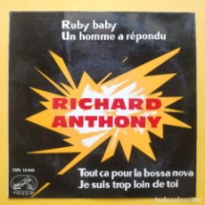 Disques de vinyle: EP ESPAÑOL - RICHARD ANTHONY - RUBY BABY. Lote 341070283