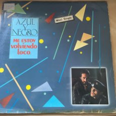 Discos de vinilo: AZUL Y NEGRO - ME ESTOY VOLVIENDO LOCO - 12” MAXI SINGLE + 2 TEMAS - SPAIN 1982 MERCURY. Lote 341138293